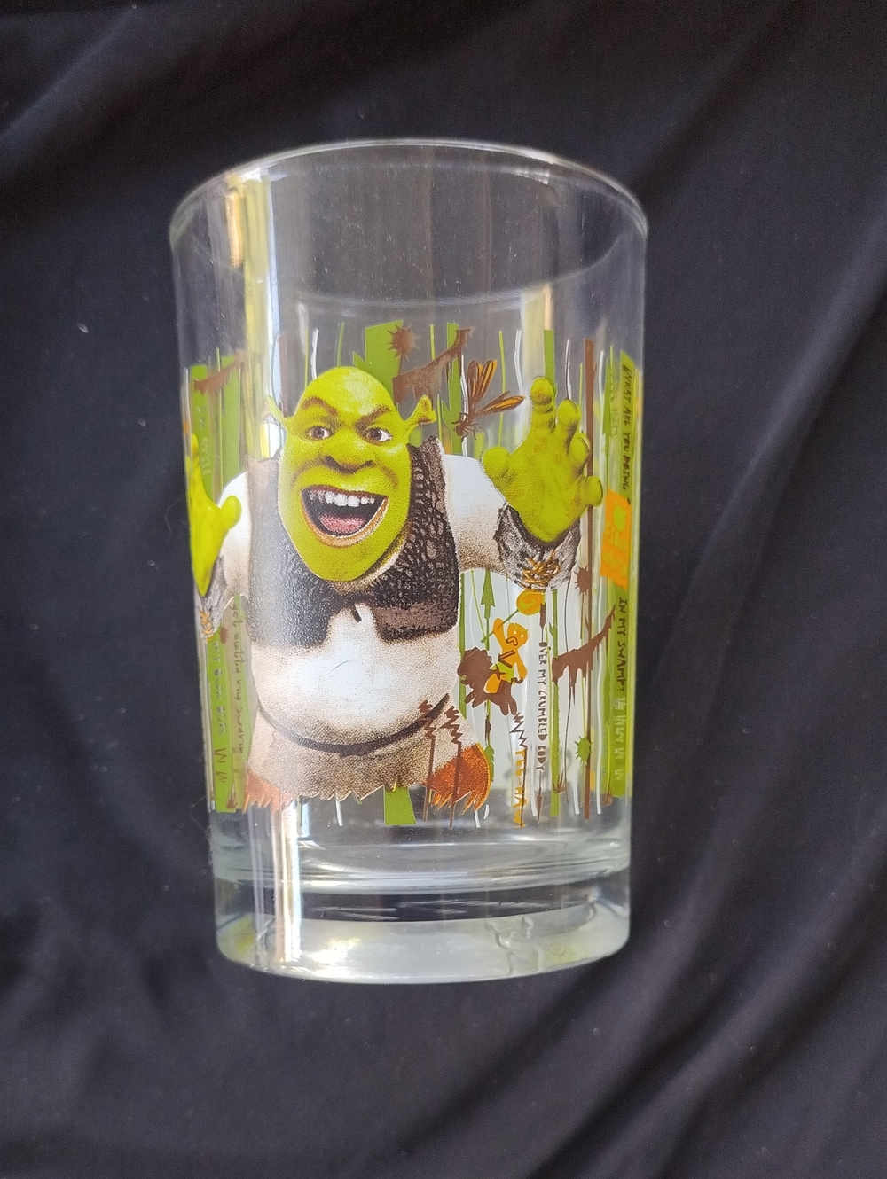 Shrek 2010 McDonald's collectible drinking glass